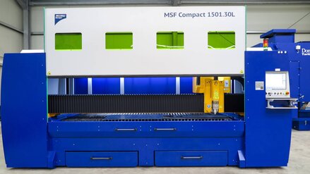 MSF Compact mit einer Bearbeitungsfläche von 1.500 x 3.000 mm